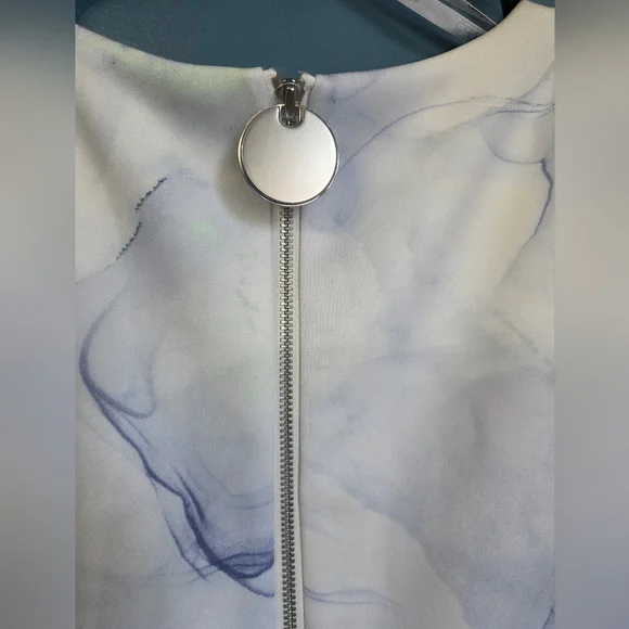 NWT Calvin Klein A Line Scuba Sleeveless Dress - Picture 4 of 11